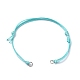 Fabrication de bracelets réglables et écologiques en cordon de polyester ciré coréen(AJEW-JB01195-01)-1