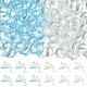 50St&uuml;ck 2 Farben transparente Acrylanh&auml;nger(MACR-YW0004-33)-2