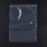 Plastic Zip Lock Bags, Resealable Packaging Bags, Top Seal, Self Seal Bag, Rectangle, White, 33x23cm, Unilateral Thickness: 3.9 Mil(0.1mm), 100pcs/bag(OPP-G001-B-23x33cm)