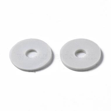 Flat Round Eco-Friendly Handmade Polymer Clay Beads(CLAY-R067-12mm-39)-6