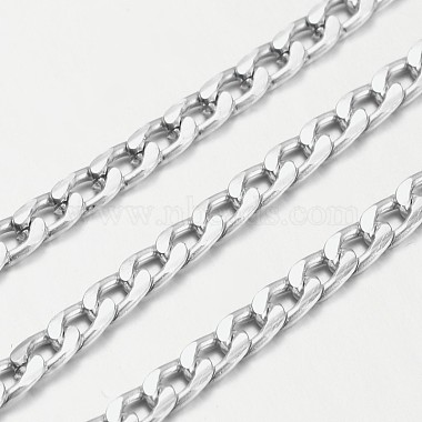 Silver Aluminum Curb Chains Chain