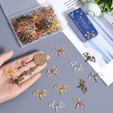 60pcs 5 pendentifs en alliage de couleurs(FIND-SC0007-26)-3