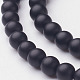 Chapelets de perles perles en agate noire naturelle(X-G-D543-4mm)-1