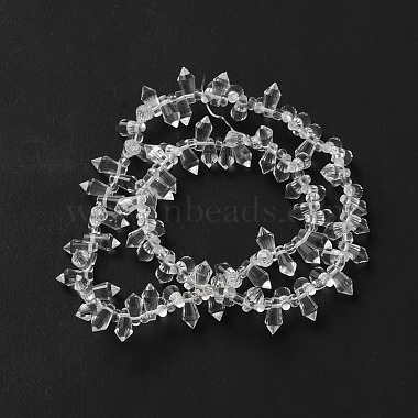 Transparent Glass Beads Strands(GLAA-WH0039-48A)-2