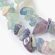 Natural Electroplated Fluorite Beads Strands(X-G-G767-08A)-3