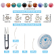 kits de fabrication de boucles d'oreilles et de bracelets sunnyclue diy(DIY-SC0013-26)-2