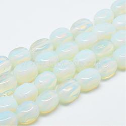 Opalite Bead Strands, Cuboid, 12~15x8~12x8~12mm, Hole: 1.5mm, about 27~30pcs/strand, 14.9~15.3 inch(G-R357-02)