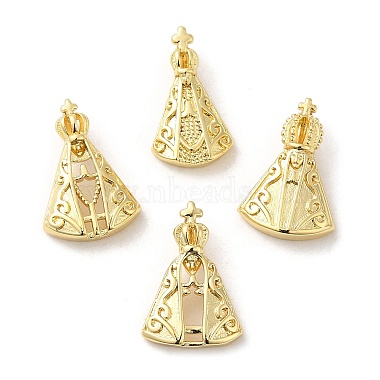 Real 18K Gold Plated Human Brass Pendants