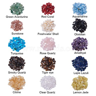 Gemstone Chips Beads(G-PH0034-03)-2