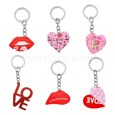 Valentine's Day Acrylic Keychain(KEYC-YW00020-01)-2