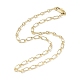Brass Link Chains Necklaces for Men Women(NJEW-JN03769)-2