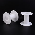 Plastic Empty Spools for Wire, Thread Bobbins, White, 6.5x0.25x6cm(TOOL-64D)