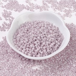 MGB Matsuno Glass Beads, Japanese Seed Beads, 8/0 Ceylon Seed Beads, Glass Round Hole Seed Beads, Thistle, 3x2mm, Hole: 1mm, about 14000pcs/bag, 450g/bag(SEED-Q033-3.0mm-339)