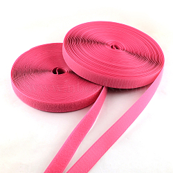 Adhesive Hook and Loop Tapes, Magic Taps with 50% Nylon and 50% Polyester, Camellia, 25mm(NWIR-R018A-2.5cm-HM020)