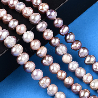 Natural Cultured Freshwater Pearl Beads Strands(PEAR-N013-06T)-2