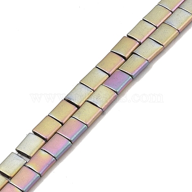 Colorful Square Non-magnetic Hematite Beads