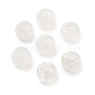 Natural Quartz Crystal Beads, Rock Crystal Beads, Barrel, 8~8.4x5~6.6mm, Hole: 2~3.2mm(G-C134-03I)