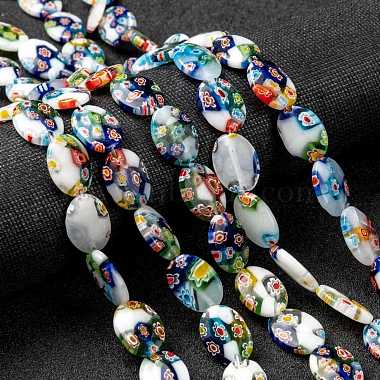 Handmade Millefiori Glass Beads Strands(LK137)-7