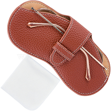 1Pc PU Leather Glasses Case(AJEW-CN0006-94H)-1