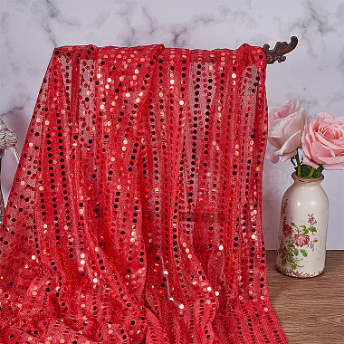 Polyester Paillette Fabric(AJEW-WH20006-352A)-4