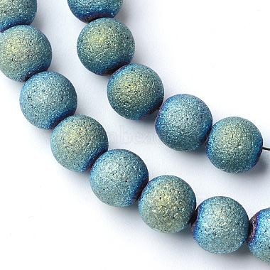 8mm MediumSeaGreen Round Glass Beads