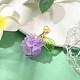 Flower Glass Pendant Decoration(HJEW-TA00286-04)-2