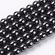 Magnetic Synthetic Hematite Beads Strands(G-Q893-6mm)-1