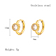 Cubic Zirconia Hoop Earrings(VX9431-10)-1