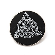 Sailor's Kont with Word Alloy Brooch for Backpack Clothes, Black, 30x1.7mm(JEWB-G020-02P)