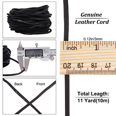 плоский кожаный шнур для украшений Gorgecraft(WL-GF0001-07C-03)-2