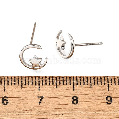 s925 boucles d'oreilles en argent sterling(EJEW-P305-01E-P)-5