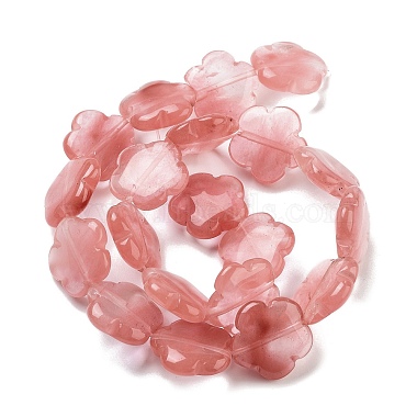 Cherry Quartz Glass Beads Strands(G-F769-B01-02)-3