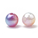 Perles en acrylique de perle d'imitation(X-MACR-Q222-03-6mm)-2