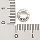 Rack Plating Brass Micro Pave Cubic Zirconia European Beads(ZIRC-F140-03P-B)-3