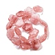 Cherry Quartz Glass Beads Strands(G-F769-B01-02)-3