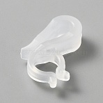 Plastic Mini Gutter Hang Hooks, S-shaped Hooks for Christmas Lights, White, 22x15.5x6mm(AJEW-WH0299-54)