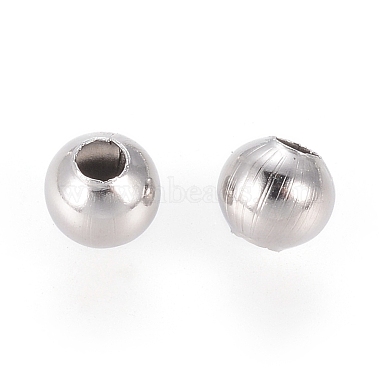 304 Stainless Steel Hollow Round Seamed Beads(STAS-R032-6mm)-2