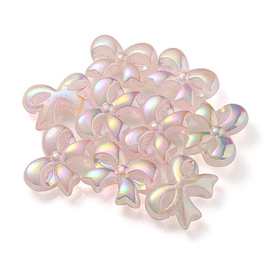 UV Plating Luminous Transparent Acrylic Beads(OACR-P010-07A)-3