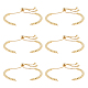 6Pcs Brass Chain Link Bracelet Making(TWIR-UN0001-63)-1