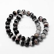 Natural Crystal and Agate Bead Strands, Round, Dyed & Heated, 12mm, Hole: 1mm, about 31pcs/strand, 14.96 inch(G-K134-03-12mm)