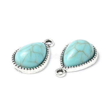 Resin Imitation Turquoise Pendants(PALLOY-M203-22AS)-3