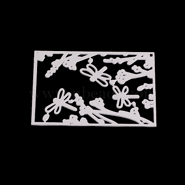 Rectangle with Dragonfly Frame Carbon Steel Cutting Dies Stencils(DIY-F028-34)-3