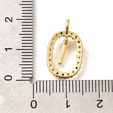 Brass Micro Pave Cubic Zirconia Pendants(ZIRC-P123-01G-I02)-3