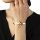 placage ionique (ip) 304 bracelets manchette en acier inoxydable(BJEW-K238-12G)-4