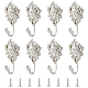 2Pcs Zinc Alloy Hooks(FIND-WH0366-513P)-1