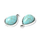 Resin Imitation Turquoise Pendants(PALLOY-M203-22AS)-3