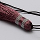 Nylon Tassels Big Pendant Decorations(HJEW-L010-15)-2