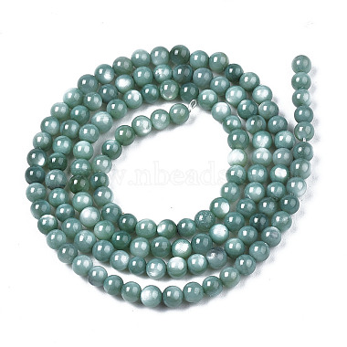 Eau douce naturelle de coquillage perles brins(X-BSHE-T009A-01J)-2