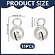 15Pcs 925 Sterling Silver Pendants(STER-DR0001-36)-2