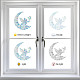 16 Sheets 4 Styles Waterproof PVC Colored Laser Stained Window Film Static Stickers(DIY-WH0314-091)-4
